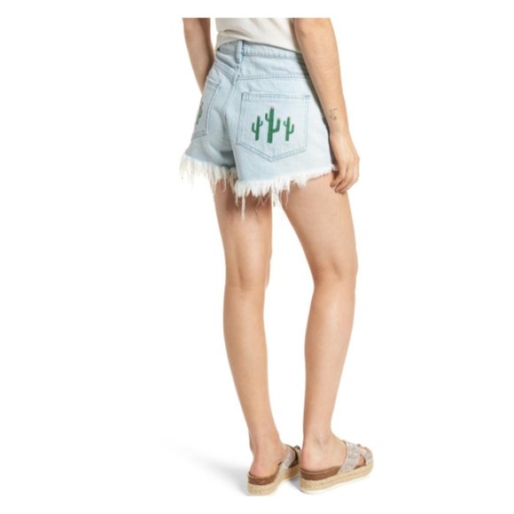 Show Me Your MuMu Pants - Show Me‎ Your Mumu Mumu Blue Wyoming High Waisted Shorts Whitewater 24